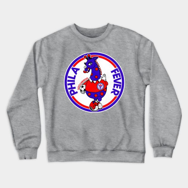 Defunct Philadelphia Fever Soccer Mascot Crewneck Sweatshirt by Defunctland